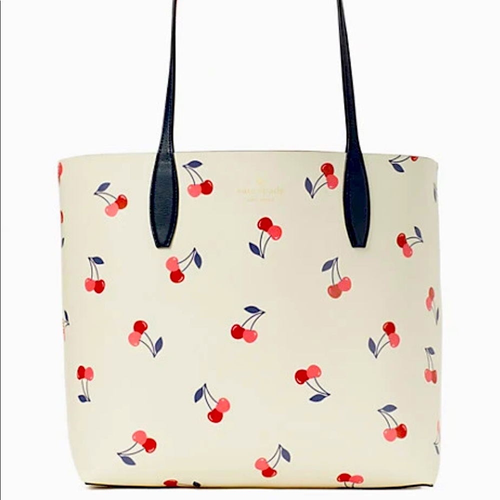 New Kate Spade bing large reversible cherry tote - Picture 3 of 16